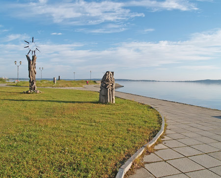 Petrozavodsk. Lake Onega Embankmentのeditorial素材
