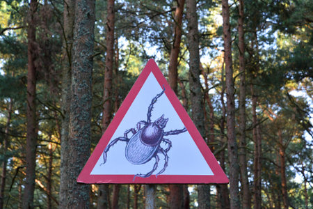 Precautionary sign Carefully of Pincers