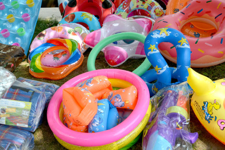 KALININGRAD, RUSSIA - JULY 28, 2019: Spontaneous trade in resort goods from the earth