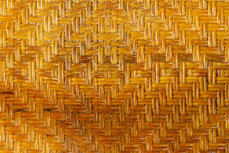 Woven from rattan, commonly used for furniture or interior decoration, nature concept at home