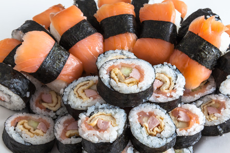 Homemade sushi, looks very deliciousの写真素材