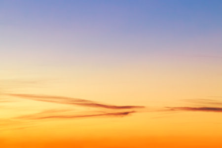 This is an ultra-quality photo that features sunset, sunrise time. Beautiful sky background image to make your 3D architectural renderings stand out and realistic. Evening sky with pink clouds. Modern clean and minimal look.の写真素材