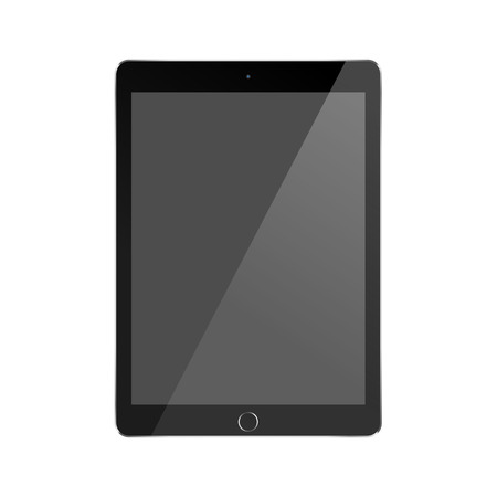 Highly detailed modern responsive small tablet. のイラスト素材