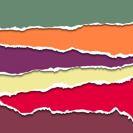 Torn paperのイラスト素材