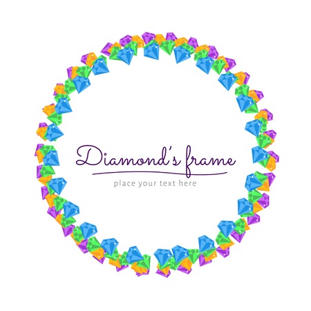 Diamond Frameのイラスト素材
