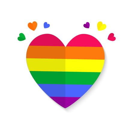 Valentines lgbt emblemのイラスト素材