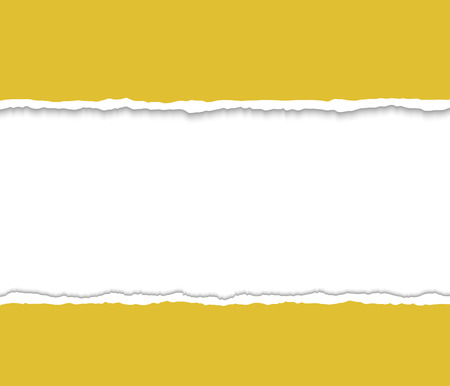 Torn paper. Ripped paper edgesのイラスト素材