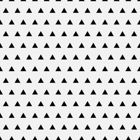 Seamless geometric pattern with triangles. Vector seamless pattern