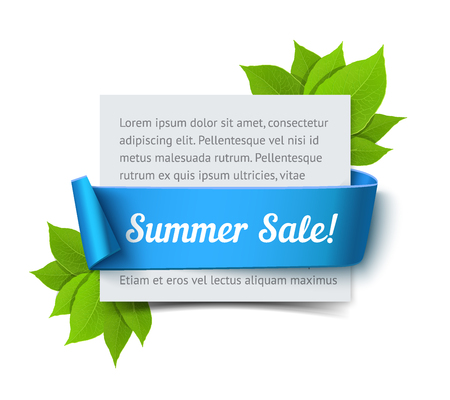 Summer sale bannerのイラスト素材