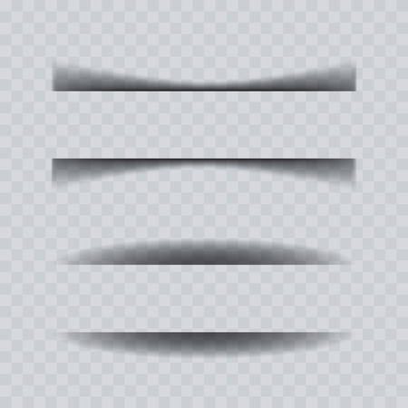 Paper sheet shadow effect collection.のイラスト素材