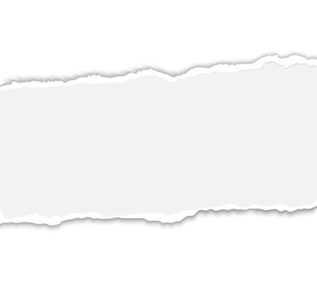 Torn paper realistic vector illustration.のイラスト素材