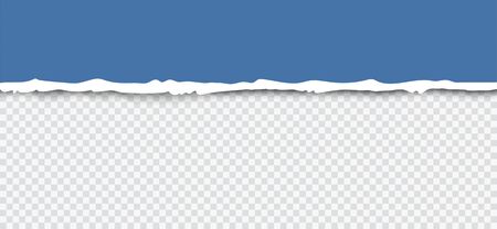 Torn paper sheet with shadow realistic illustrationのイラスト素材