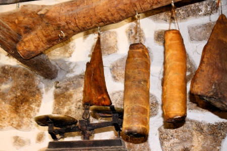 Corsican sausagesの写真素材