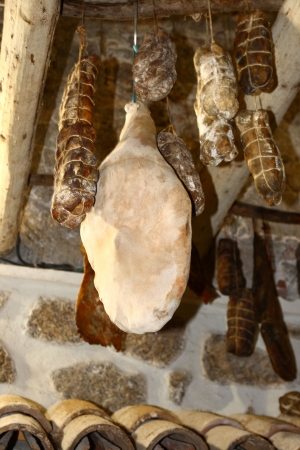 Corsican sausages 2の写真素材