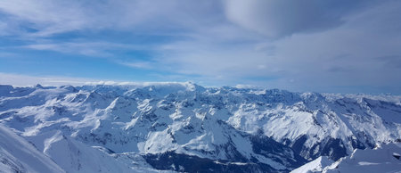 Beautiful view of mountains