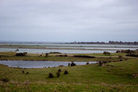 Mommark Strand coast beach in the Winter - Denmark.の写真素材