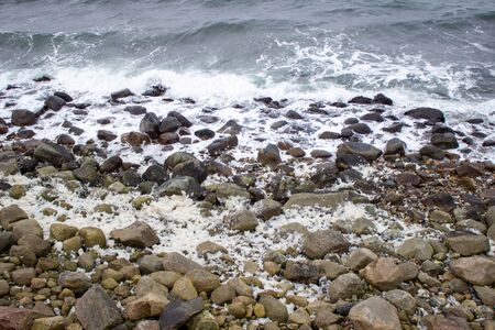 Mommark Strand coast beach in the Winter - Denmark.の写真素材