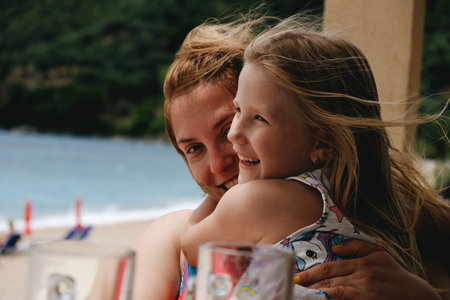 Mother and daughter enjoying time outdoor