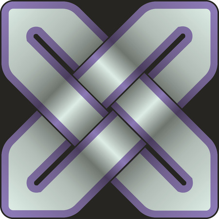 Vector beautiful colored Celtic ornament. Weaving patterns.のイラスト素材