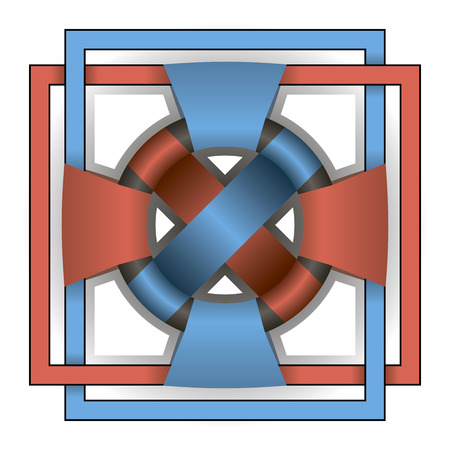 Vector beautiful colored Celtic ornament. Weaving patterns.のイラスト素材