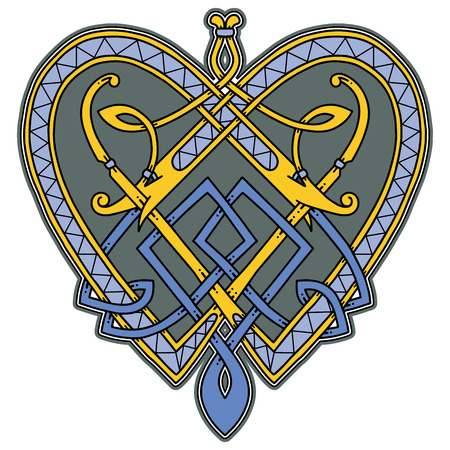 Logo in the Celtic style.のイラスト素材
