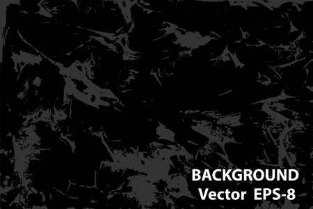 Grunge background of black and white. Abstract monochrome vector textureのイラスト素材