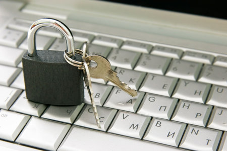 concept shot of secured communication