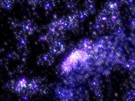 Starry sky infinite Universe, amazing and beautiful view of the Milky way.