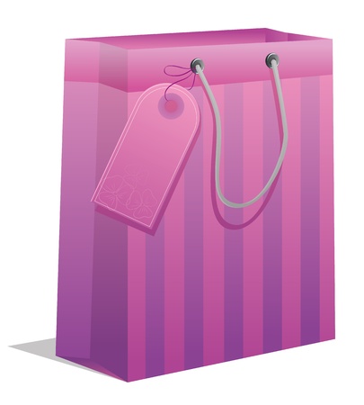 pink_shopping_bag(14).jpgのイラスト素材