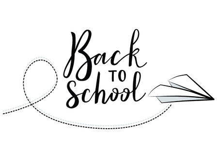 Back to school lettering.のイラスト素材