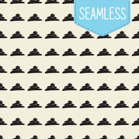 Vector seamless pattern of sketch triangleのイラスト素材