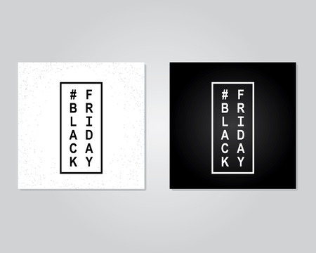 Black Friday sale inscription design template. Black Friday banner. Vector illustrationのイラスト素材