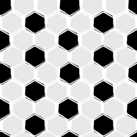 Vector seamless pattern, football style. Can be used for invitations, gifts, leaflets, brochures.のイラスト素材