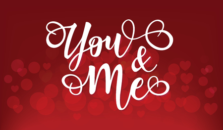Lettering motivation poster for Valentine's Day. Use for posters, t-shirt prints, cards etcのイラスト素材