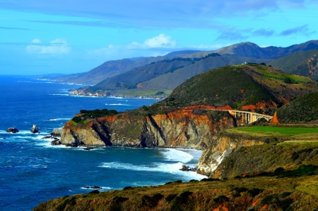 Headlands along Coastの写真素材