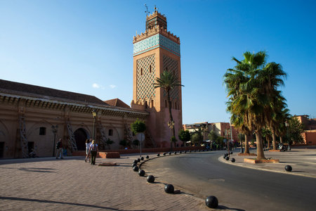 North Africa. Morocco. Beautiful places of the ancient city of Morocco - Marrakesh.