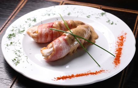bacon rollの写真素材