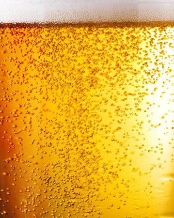 Pouring of beer