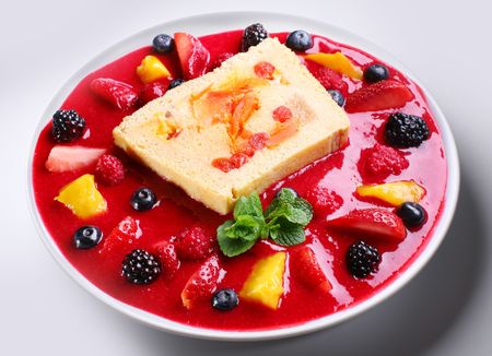 Berries dessertの写真素材
