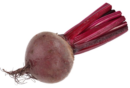 Image of beet on white background. The file contains a path to cut.の写真素材