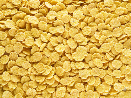 Cornflakes. Food background.