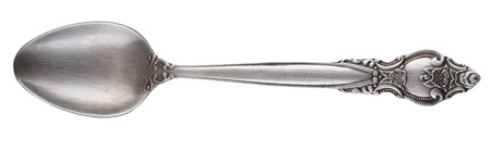 Marmelade silver spoon. File contains clipping paths.の写真素材