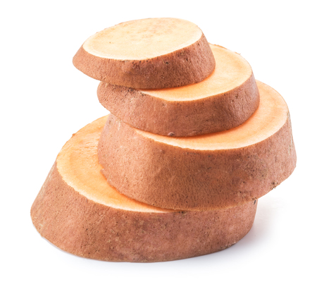 Sweet potato. Isolated on a white background.の写真素材