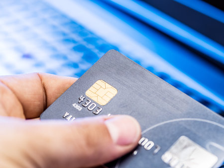 Credit cards. Financial business background.
