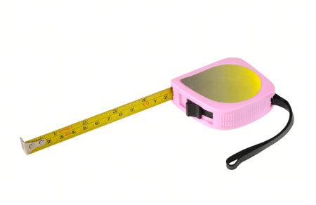 Tape measure isolated on white