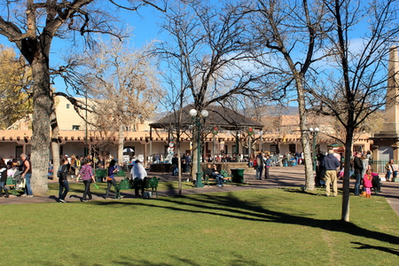 Christmas in Santa Fe, New Mexicoのeditorial素材
