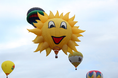 International Balloon Fiesta in Albuquerque, NMのeditorial素材