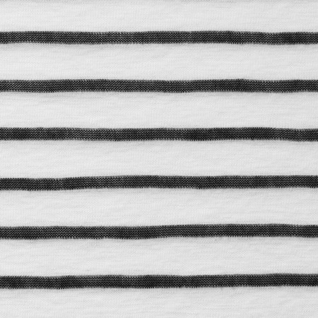 Black and white striped fabric texture backgroundの写真素材