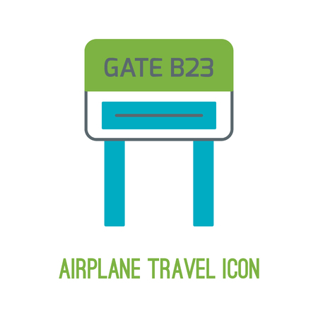 Vector illustration of airplane travelのイラスト素材