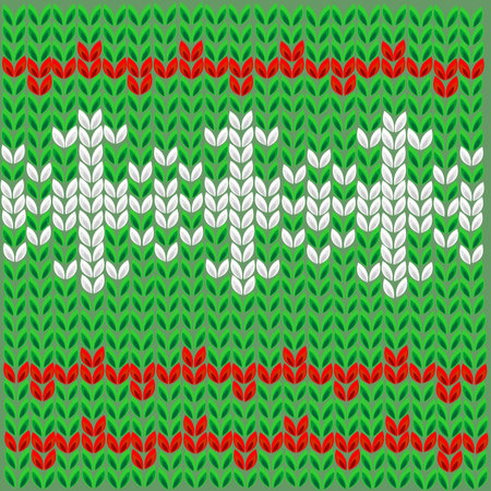 New Year s pattern for knitting